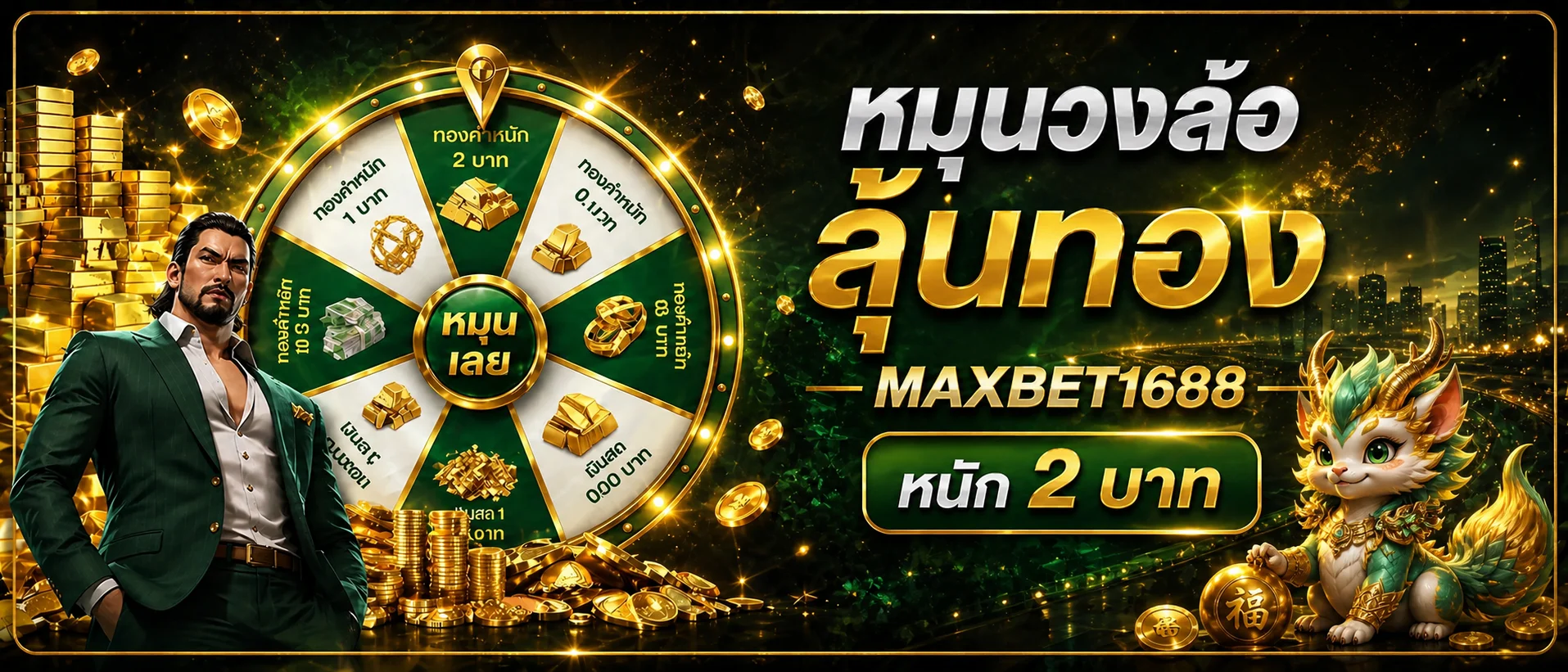 แบนเนอร์ MAXBET1688 คาสิโนออนไลน์และสล็อต